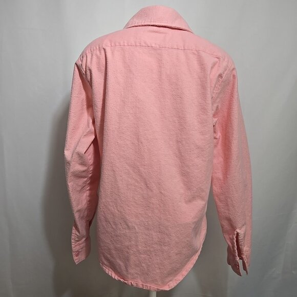 Vintage Five Brother Flannel Shirt Womens Size Large Pink Union Made in USA - Picture 3 of 8